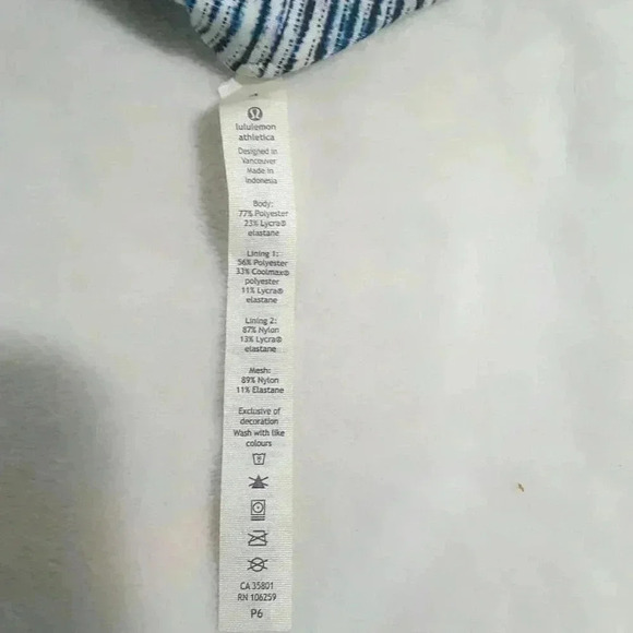 Lululemon Pure Practice Bra Blurry Belle Multi - Picture 8 of 8